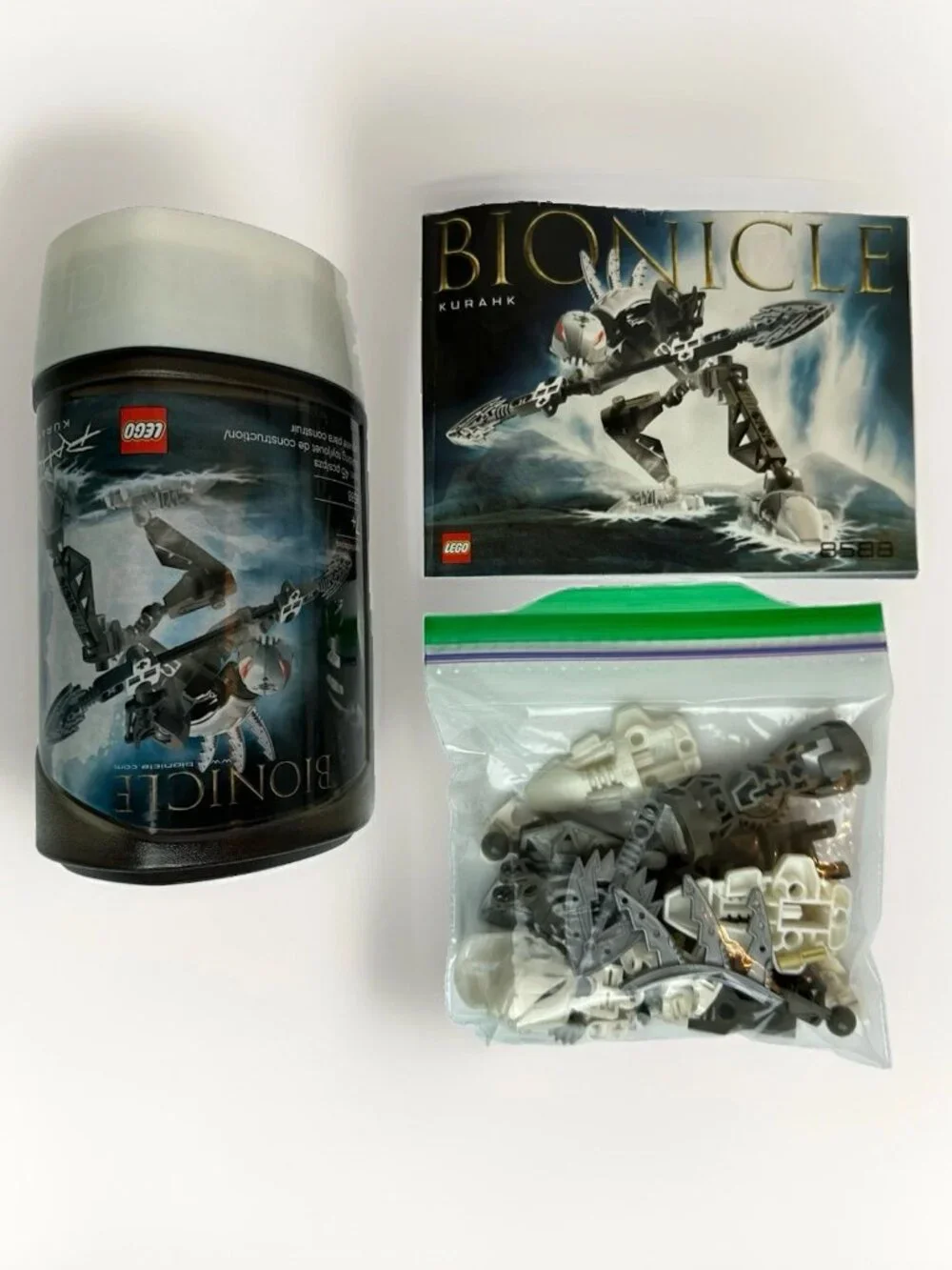 🦾 LEGO BIONICLE Rahkshi Collection Lot of 5 COMPLETE Sets w/ Canisters &Manuals